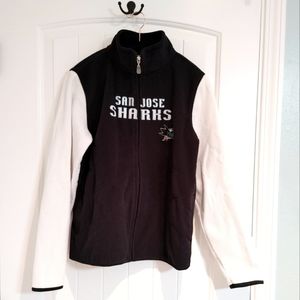 NHL San Jose Sharks Hockey women's fleece jacket